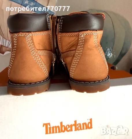 Оригинални боти каки timberland , снимка 4 - Детски боти и ботуши - 56504759