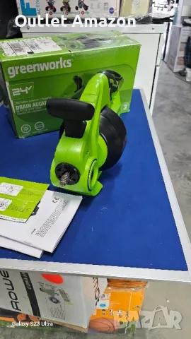 Уред за почистване на канали с 24V батерия Greenworks G24DA, снимка 6 - Други - 49720097