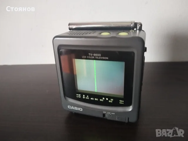 Мини телевизорче  CASIO  LCD mod:6600N Japan , снимка 7 - Телевизори - 56506538