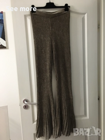 ARKET ефектен панталон тип русалка S, снимка 3 - Панталони - 52762431