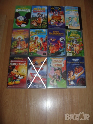 Анимации на Видеокасети VHS, снимка 2 - Анимации - 51676797