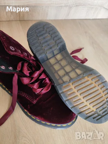 Dr. Martens 1460 Pascal Velvet обувки, размер 39, снимка 6 - Дамски боти - 56244312