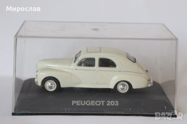 1:43 PEUGEOT 203 КОЛИЧКА РЕТРО МОДЕЛ