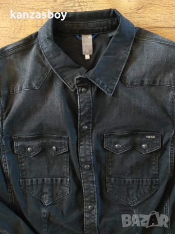 g-star tacoma western straight shirt wmn - страхотна дамска риза КАТО НОВА, снимка 4 - Ризи - 39731472