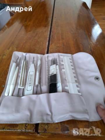 Стари принадлежности за шевна машина Singer, снимка 3 - Други ценни предмети - 37587130