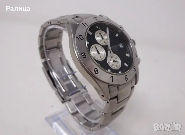 Мъжки кварцов часовни хронограф Patrick Arnaud , снимка 4 - Мъжки - 47427011