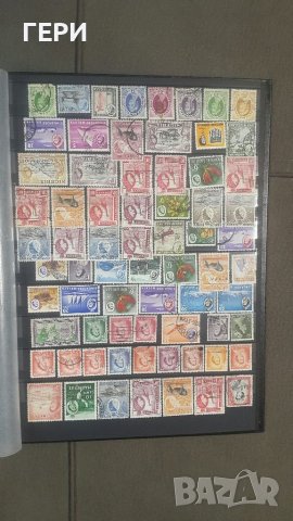 Албум с марки  Английски колонии , снимка 3 - Филателия - 42911611