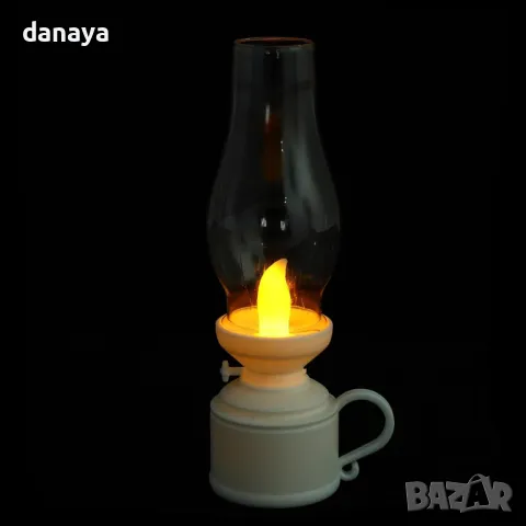 5413 Ретро коледен фенер Газова лампа, 13 см, снимка 8 - Декорация за дома - 47826035