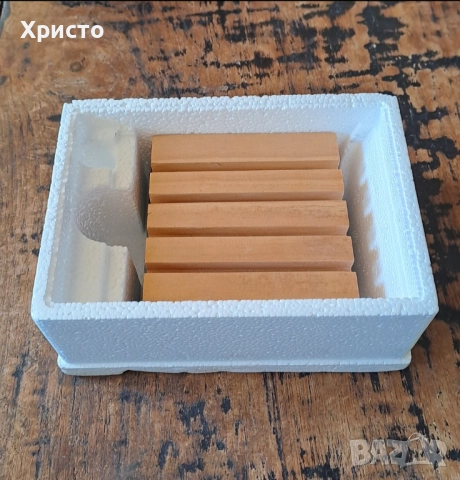 подложки за чаши стъклени на черни и бели квадрати Хенкелс Henkels с дървена поставка, снимка 13 - Други - 52381808