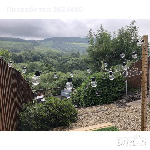 3704 Соларни ретро гирлянди за градина, снимка 9 - Други стоки за дома - 37639462