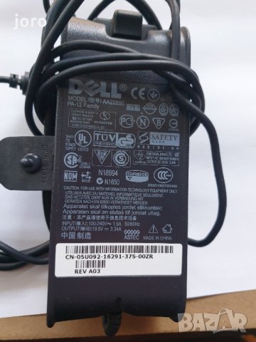  dell 19 5v 3 34a 65w, снимка 1