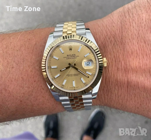 Rolex Datejust 41mm Two Tone Yellow Gold Champagne Dial Automatic Различни Варианти, снимка 10 - Мъжки - 54050735