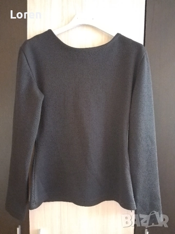 *Megz*Черна блуза , снимка 7 - Блузи с дълъг ръкав и пуловери - 52521281