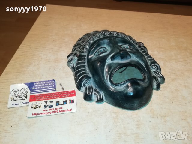 СТАРА МАСКА ОТ ГЪРЦИЯ 2512211943, снимка 2 - Антикварни и старинни предмети - 35240591