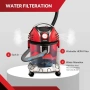 Прахосмукачка с воден филтър Voltz, 1200W-1400W, 15л., Червена, снимка 4
