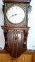 Часовник с дървен корпус и месингови орнаменти, снимка 1 - Антикварни и старинни предмети - 29869050