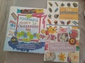 Книги за творене, полимерна глина и цветя от хартия, снимка 1