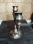 два посребрени барокови свещници, снимка 4