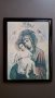 Икона Св. Богородица с Младенеца 'Достойно Есть', Ръчно рисуване, 18 cm x 25 cm, снимка 1 - Икони - 34274277