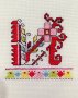 Ръчно бродирани букви с български шевици за подарък bulgarian embroidery, снимка 9