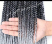 Опашки от плетени плитки за коса с еластичен ластик   , снимка 3
