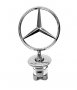  Емблема звезда за Mercedes Benz Silver, снимка 1 - Аксесоари и консумативи - 28019309
