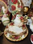 Royal Albert England Circa 1962 “Old country ” - великолепен троен сет Код P2244, снимка 11
