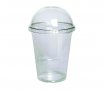 Пластмасова чаша бомбе с капак + дупка 400 мл, снимка 1 - Друго търговско оборудване - 39261065