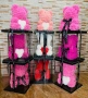 Мече от рози в подаръчна кутия 20, 25 см и 40 см, BG Rose Bear, снимка 1