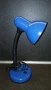 Настолна лампа, 1 x E27, 60 W, синя, снимка 3
