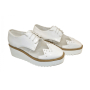 Дамски ежедневни обувки на платформа бяло, снимка 1 - Дамски ежедневни обувки - 44367188
