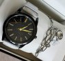 Подаръчен комплект Дамски часовник + гривна + кутия, снимка 1 - Дамски - 40765099