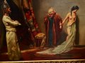 Картина масло-Rudolf Ernst/Търговец продава робиня на султан Baezit 2/, снимка 8
