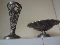 Метална ваза + купа от Германия, снимка 4