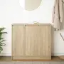 vidaXL Сайдборд, дъб сонома, 85x34x76 см, инженерно дърво, снимка 3