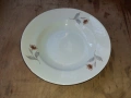 Български порцелан чиния цветя, снимка 3