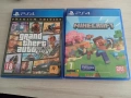 ГТА V и Майнкрафт за PlayStation 4, снимка 1
