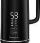 Електрическа кана Hanseatic 1.7L, 2200W, дигитален дисплей и контрол на температурата, черна, снимка 2