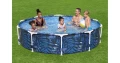 БАСЕЙН СГЛОБЯЕМ BESTWAY Steel Pro 56985 305×66см С ПОМПА, снимка 1