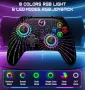 Нов Безжичен Контролер за Switch RGB Светлини Turbo и Вибрация за игри, снимка 6