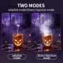 Нов Арома дифузер тиква 300 мл с овлажнител, 7 LED цвята и дистанционно Halloween дизайн, снимка 3