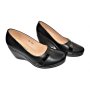 Дамски обувки на платформа черно , снимка 1 - Дамски ежедневни обувки - 44363896
