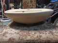 Керамичен умивалник бежов, снимка 3