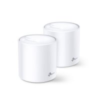 Удължител на интернет обхват TP-Link Deco X60 AX3000 2-pack Mesh Wi-Fi 6 система за целия дом или оф, снимка 1 - Рутери - 38369349