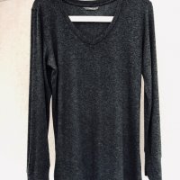 Нежна блуза,трикотажен рипс,HEMA, снимка 1 - Блузи с дълъг ръкав и пуловери - 30464746