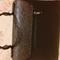 Нова стилна черна чанта от естествена кожа, снимка 4 - Чанти - 30238398