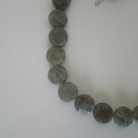 Комплект бижута от лабрадорит (полускъпоценен камък) и сребро, снимка 2 - Бижутерийни комплекти - 31841687