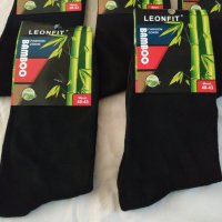 Мъжки бамбукови чорапи LEONFIT по 1.10 лв. за брой, снимка 2 - Мъжки чорапи - 31053748