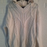 Нов, модерен пуловер с качулка , снимка 1 - Блузи с дълъг ръкав и пуловери - 34234578