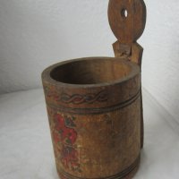 Стара дървена кутия за стена, снимка 5 - Антикварни и старинни предмети - 29440426